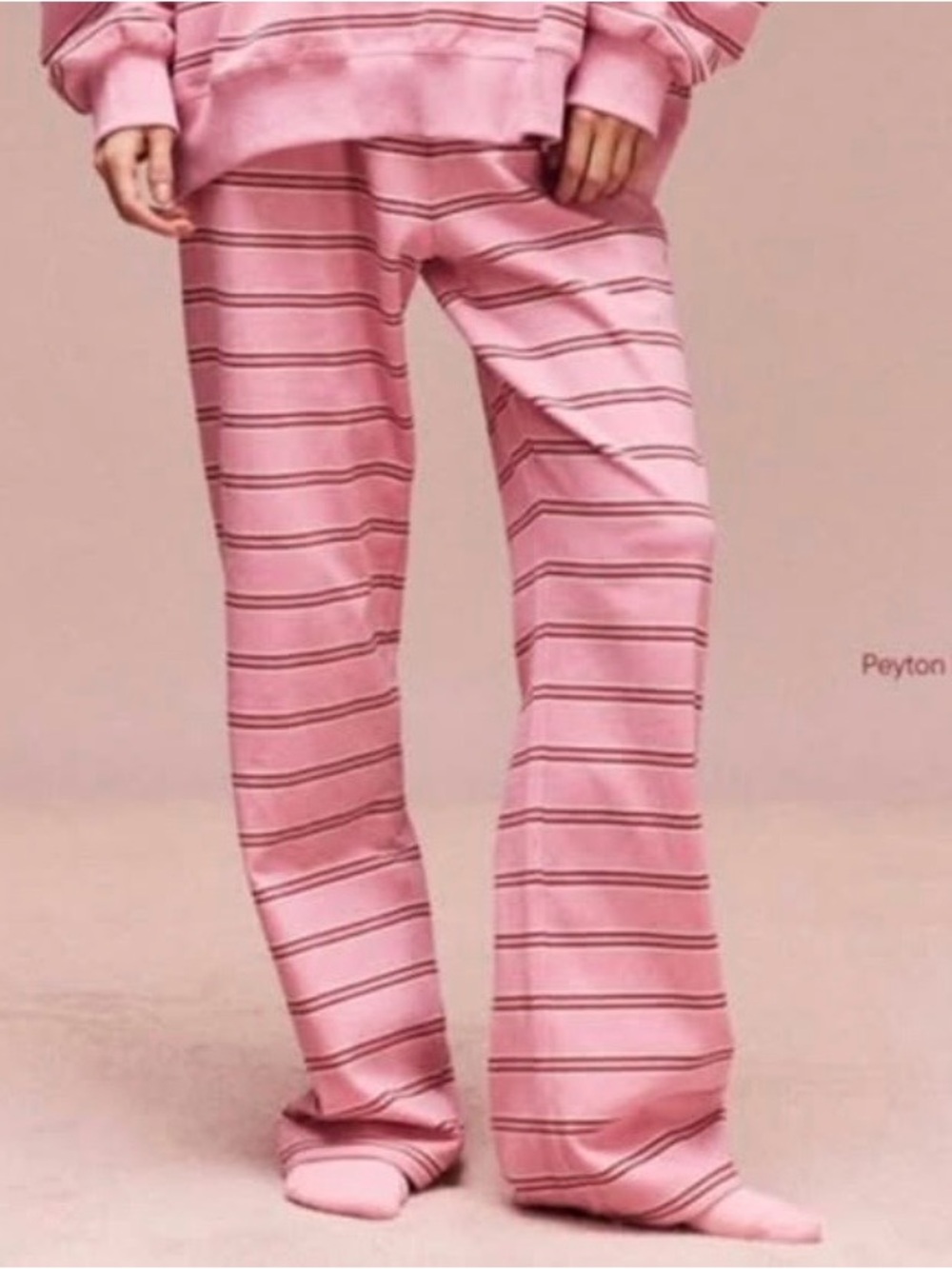 Parke stripe sweetheart pants